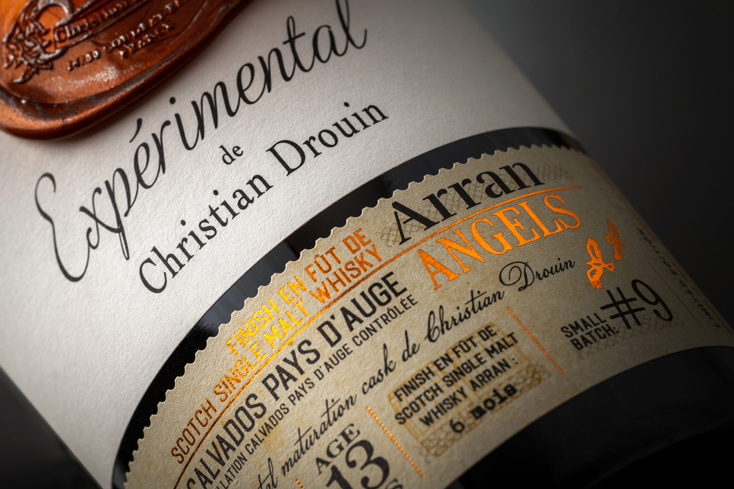 Arran Angels Calvados Pays d'Auge Christian Drouin Etiquette