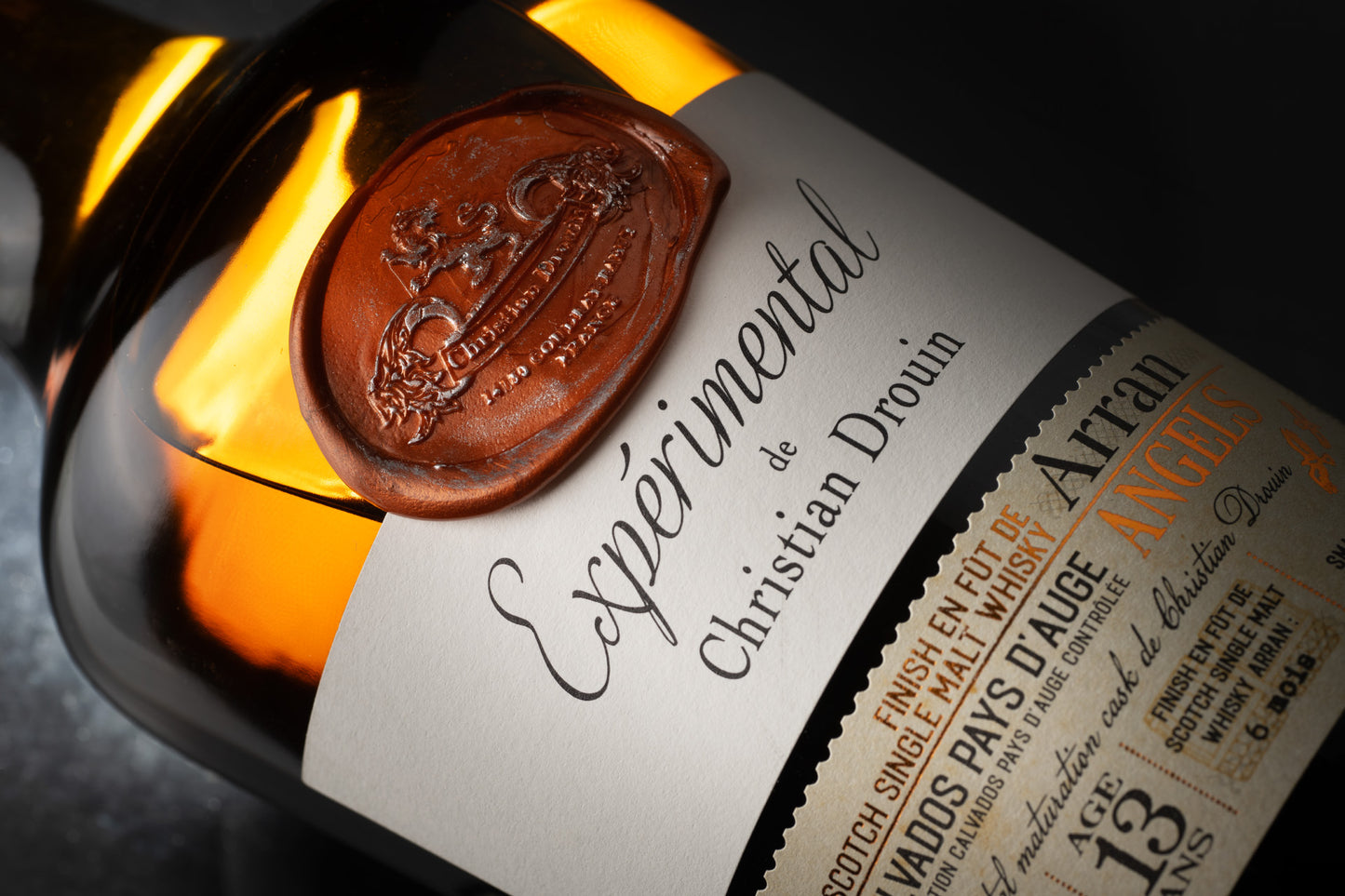 Arran Angels Calvados Pays d'Auge Christian Drouin Experimental Bouteille