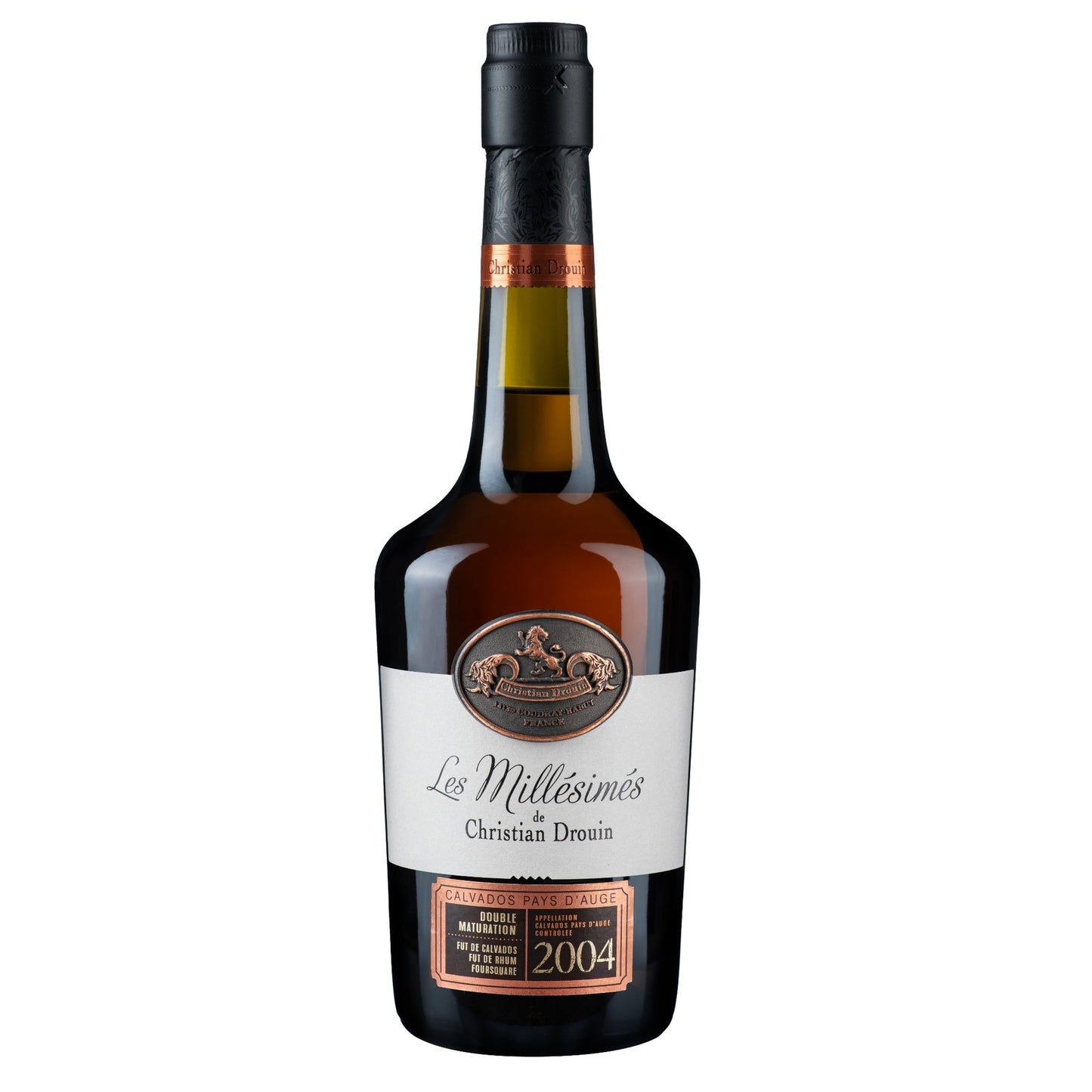 Calvados Pays d'Auge Millésime 2004 Christian Drouin Bouteille