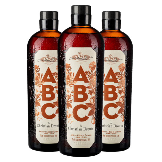 Lot de trois bouteilles d'ABC Christian Drouin