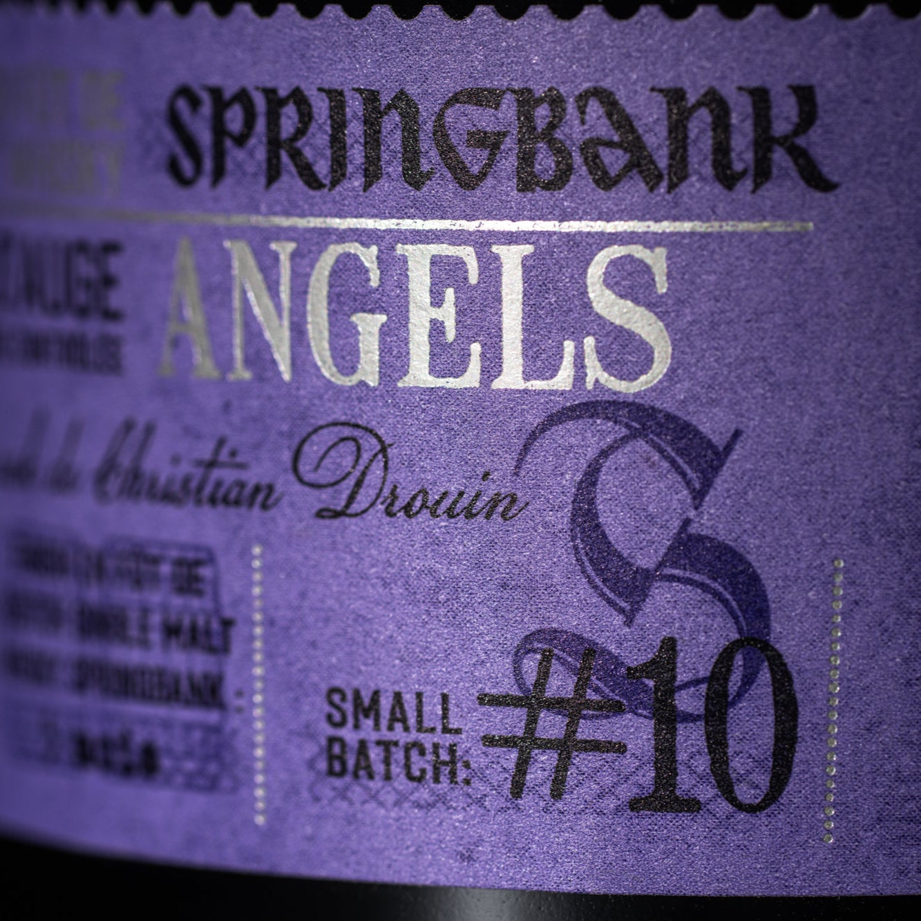 Springbank Angels Calvados Pays d'Auge Christian Drouin Etiquette
