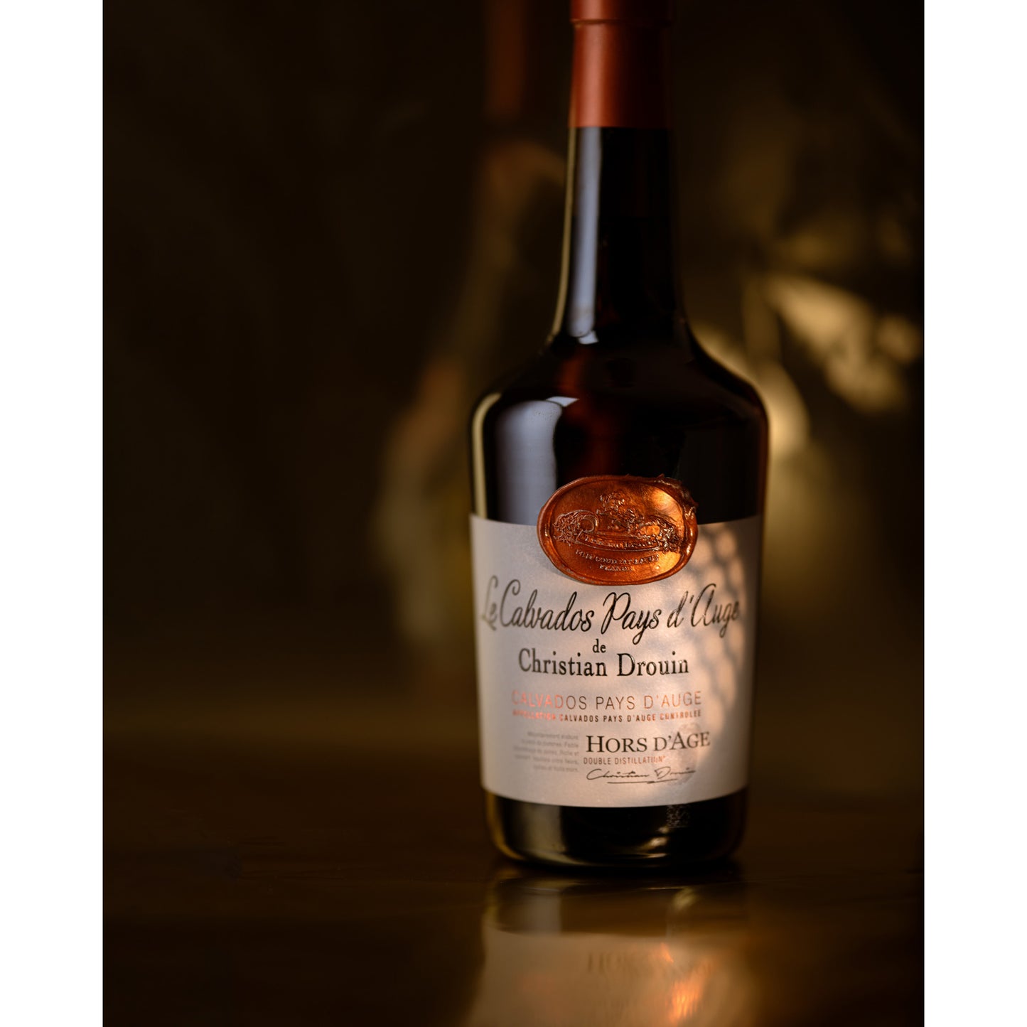 Calvados Hors d'Age Pays d'Auge 18 Ans Christian Drouin Photo Bouteille