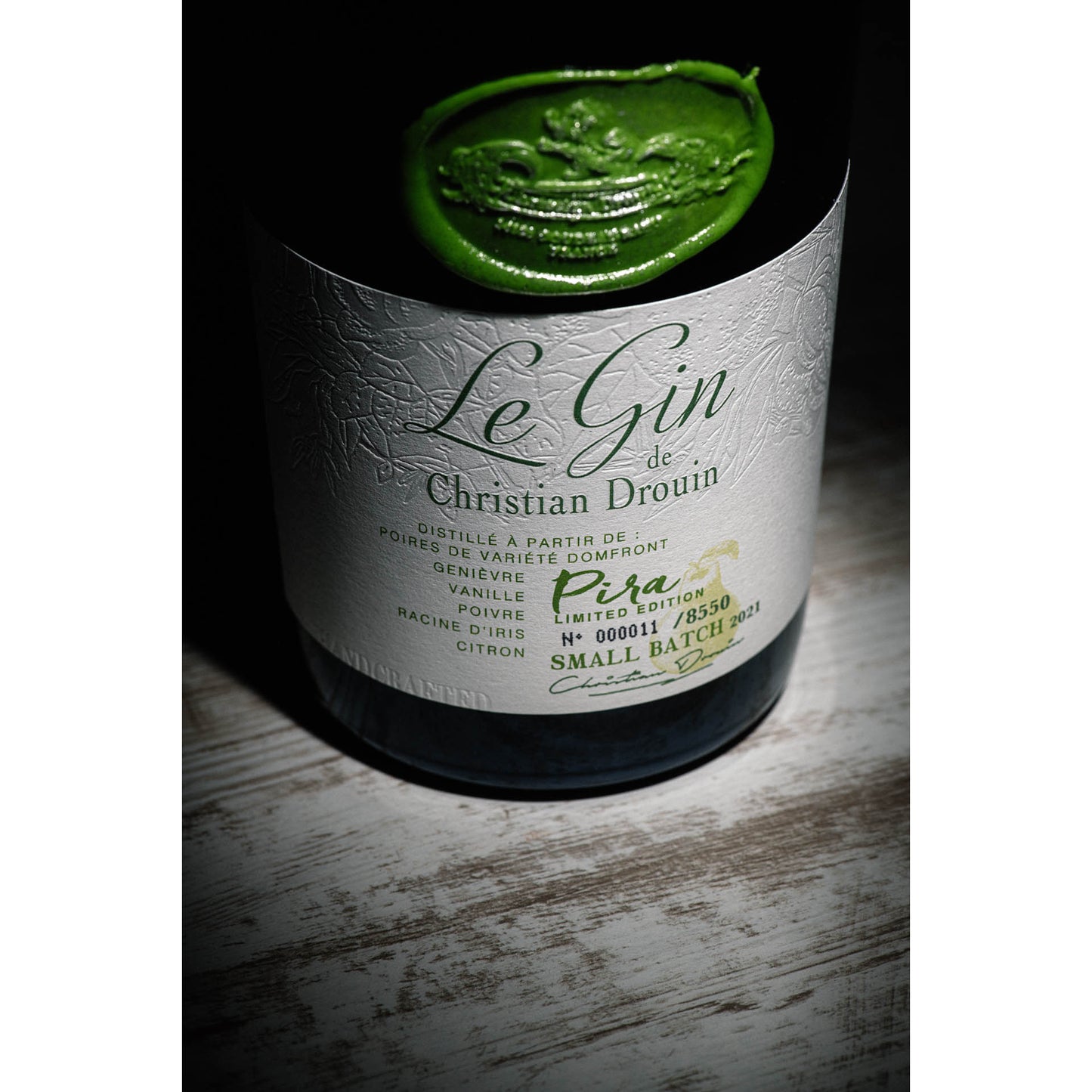 Le Gin Pira Christian Drouin Étiquette