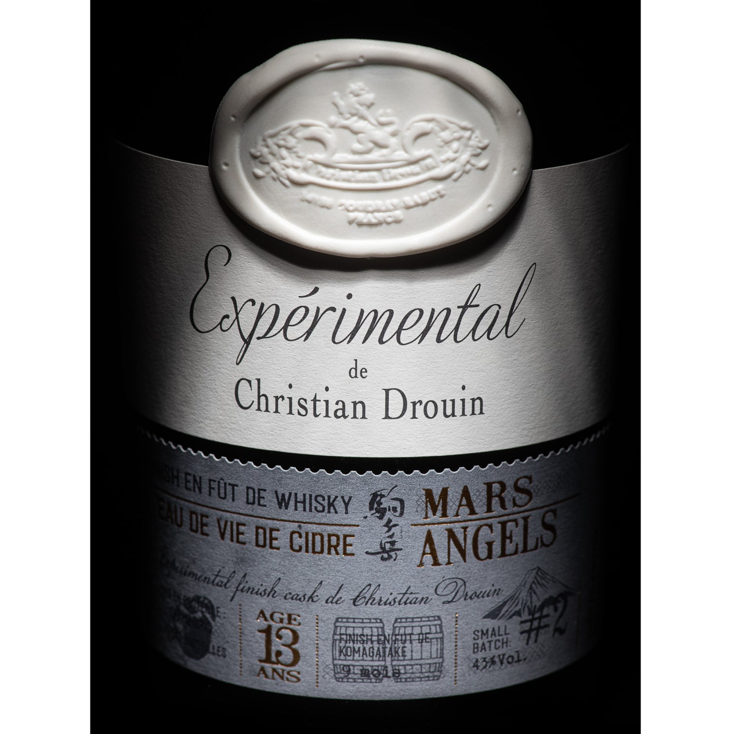 Mars Angels Eau-de-vie de cidre Christian Drouin Étiquette