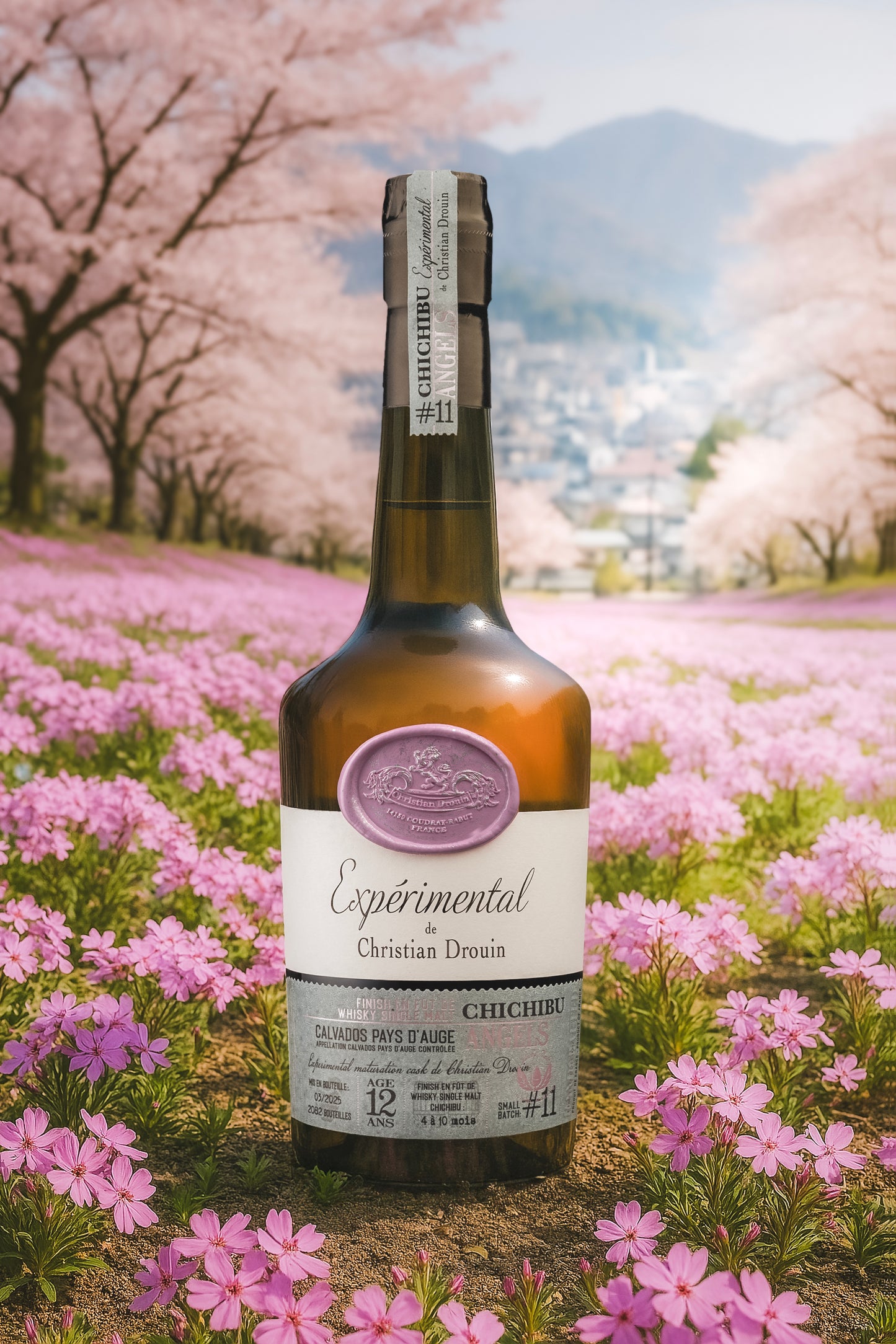 Chichibu Angels Calvados Pays d'Auge Christian Drouin Expérimental Bouteille
