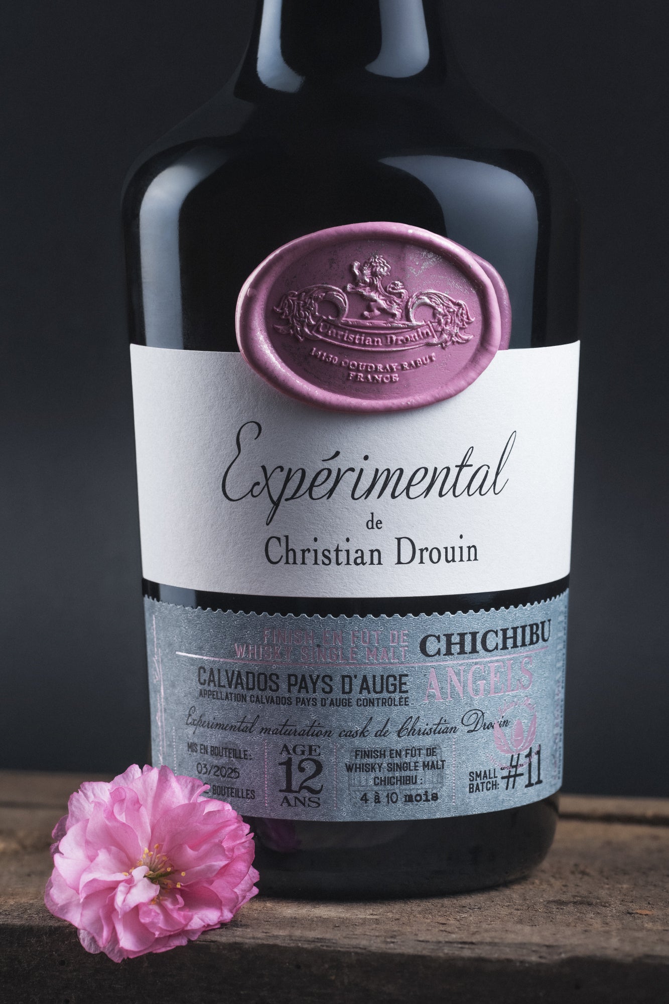 Chichibu Angels Calvados Pays d'Auge Christian Drouin Expérimental Bouteille
