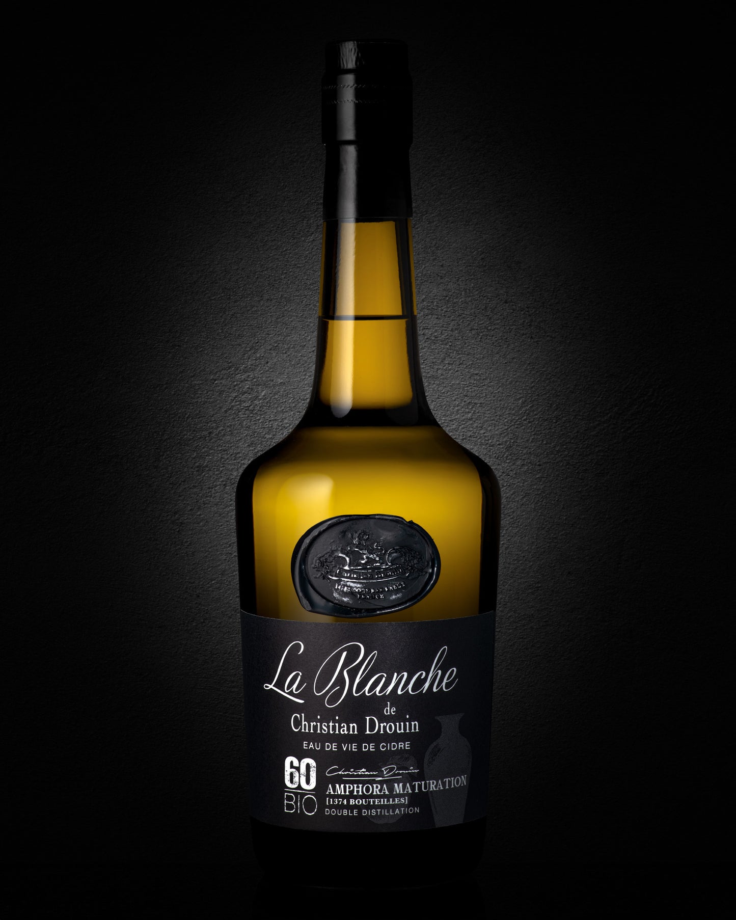 La Blanche Bio Amphora Eau de vie de cidre Christian Drouin Arômes