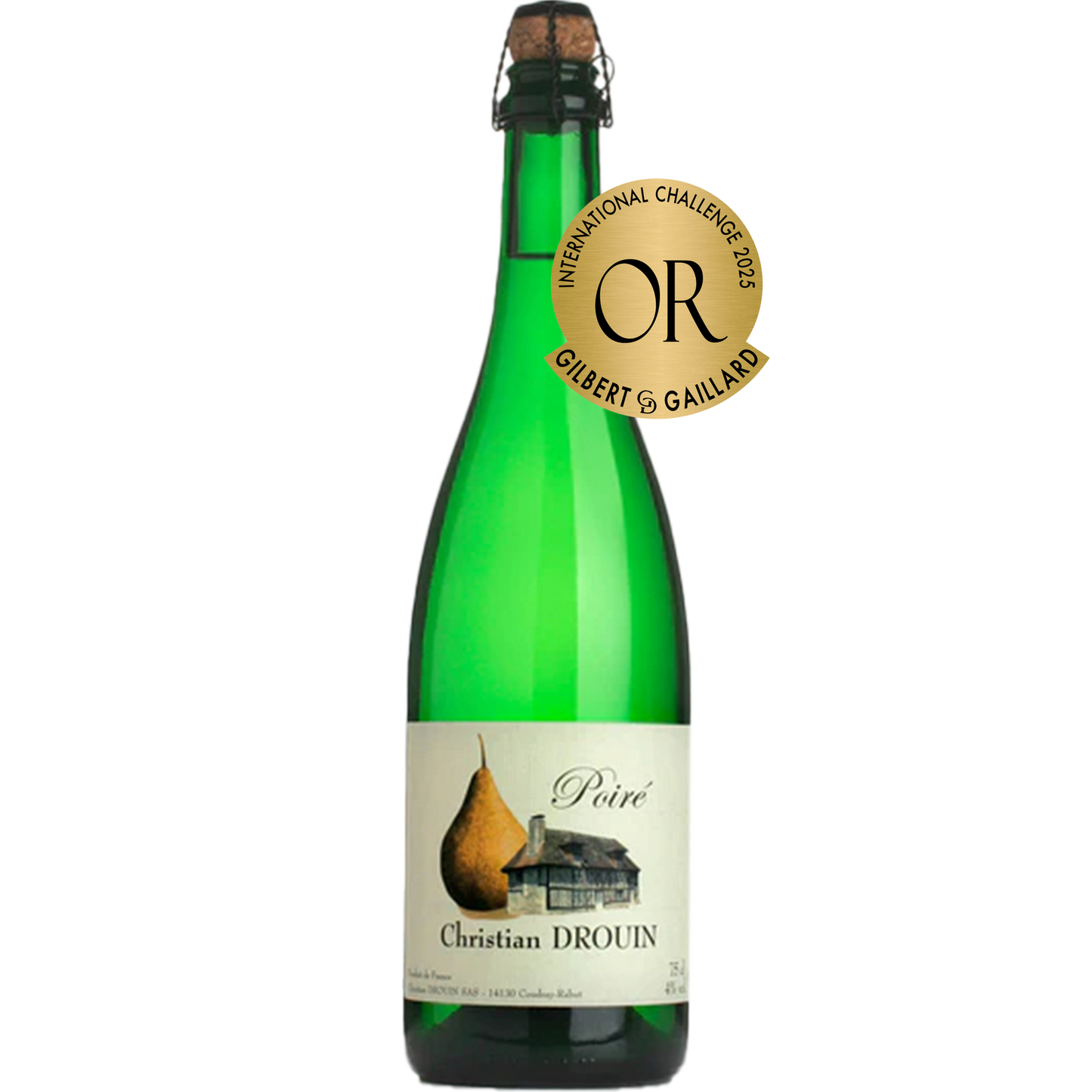 6 bouteilles de Poiré Christian Drouin - Christian Drouin