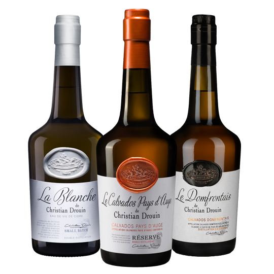 Trio découverte du fruit du Calvados Christian Drouin