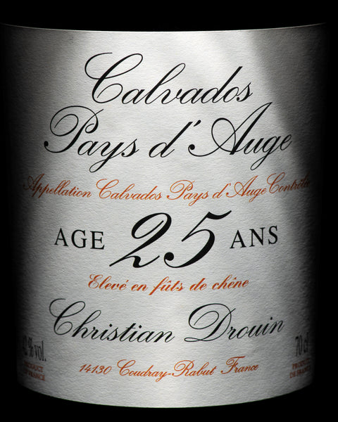 Calvados AOC Pays d'Auge 25 ans