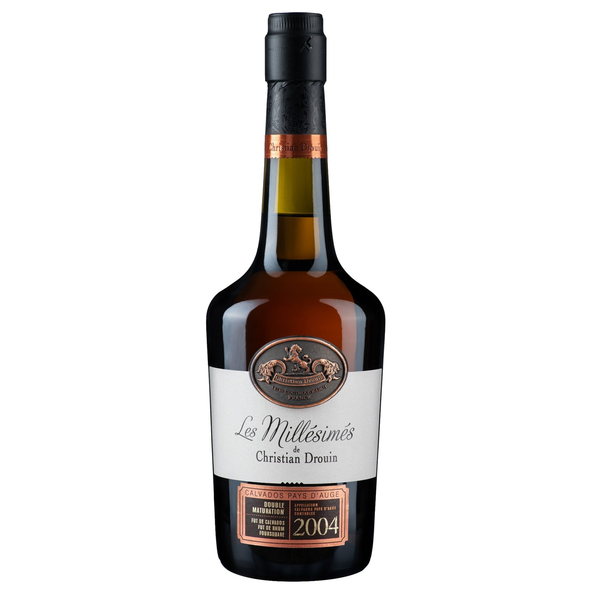 Calvados Pays d'Auge Millésime 2004 Christian Drouin Bouteille