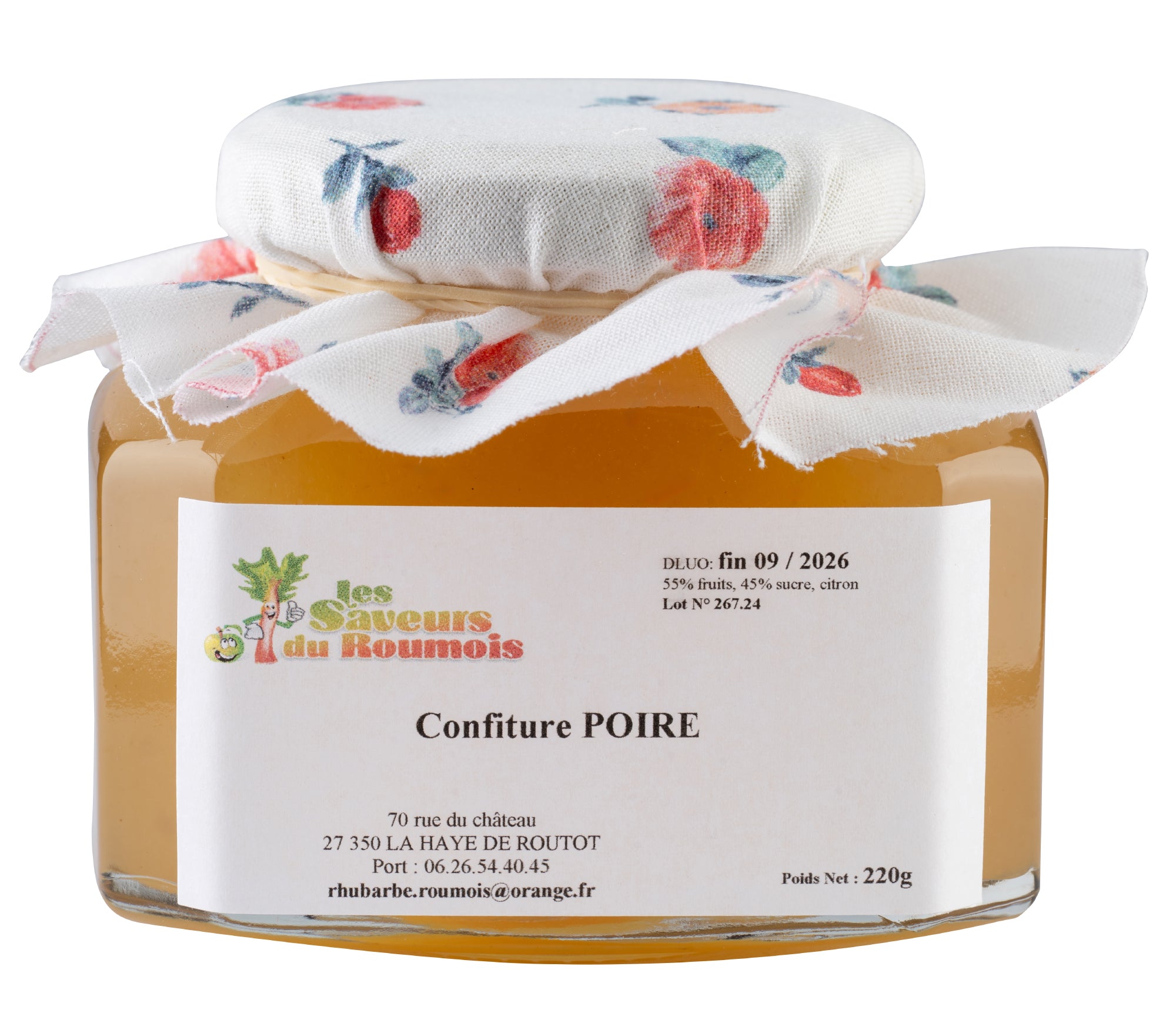 Confiture Poire 220g - Christian Drouin