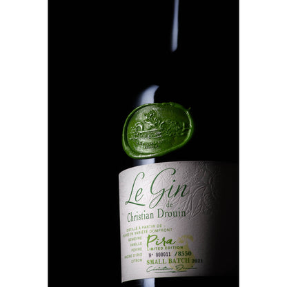 Le Gin Pira Christian Drouin Bouteille Étiquette