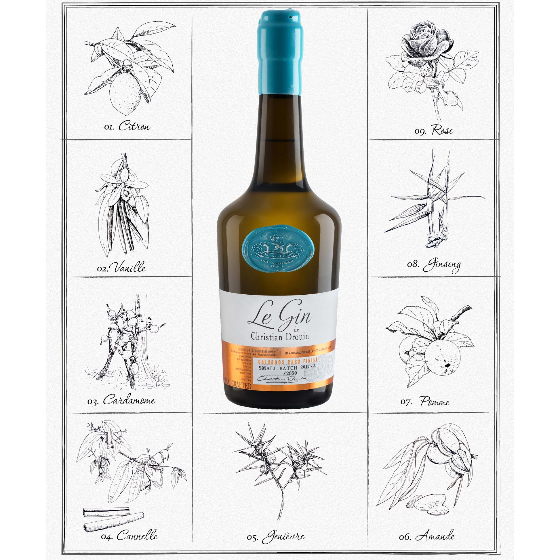 Le Gin Calvados Cask Finish - Christian Drouin