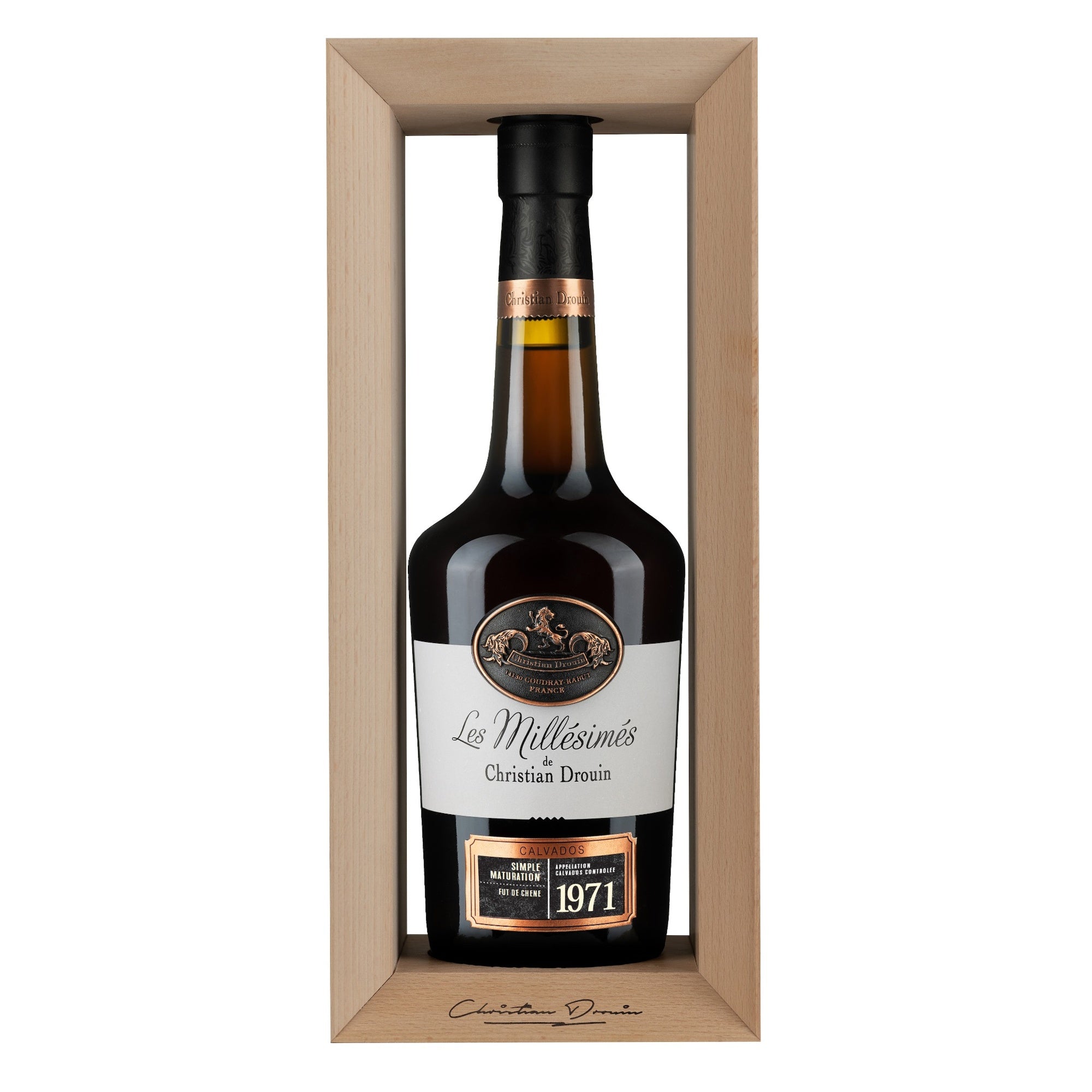 Calvados Millésime 1971 - Distillerie artisanale Christian Drouin