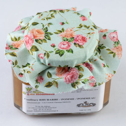 Confiture Rhubarbe/Pomme/Pommeau 220g - Christian Drouin