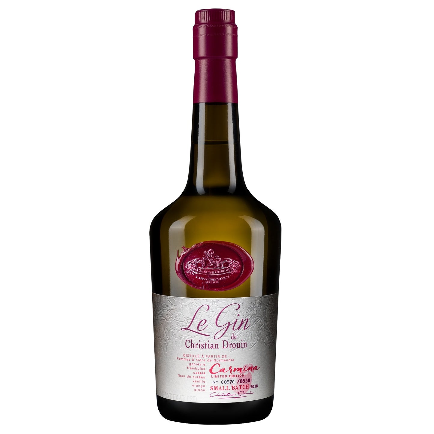 Le Gin Carmina de Christian Drouin Bouteille