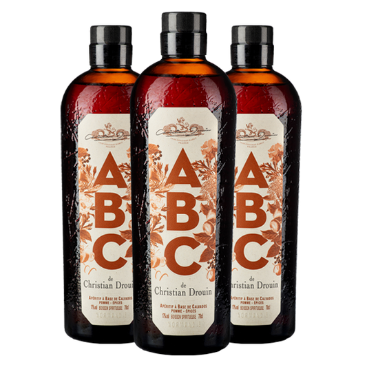 Lot de trois bouteilles d'ABC Christian Drouin