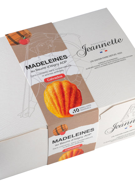 Madeleines au Calvados et au beurre d'Isigny AOP 250g - Christian Drouin