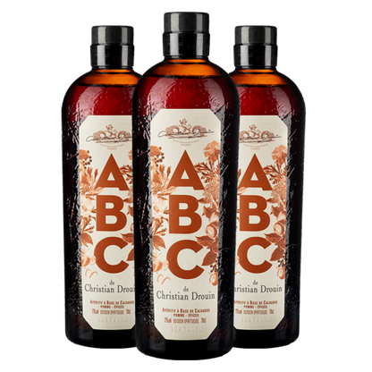 Lot de trois bouteilles d'ABC - Christian Drouin